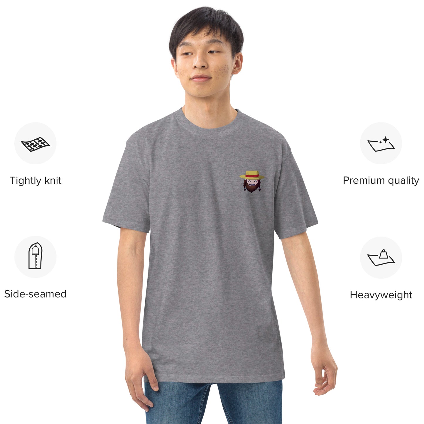 Always Flexible Men’s premium heavyweight tee