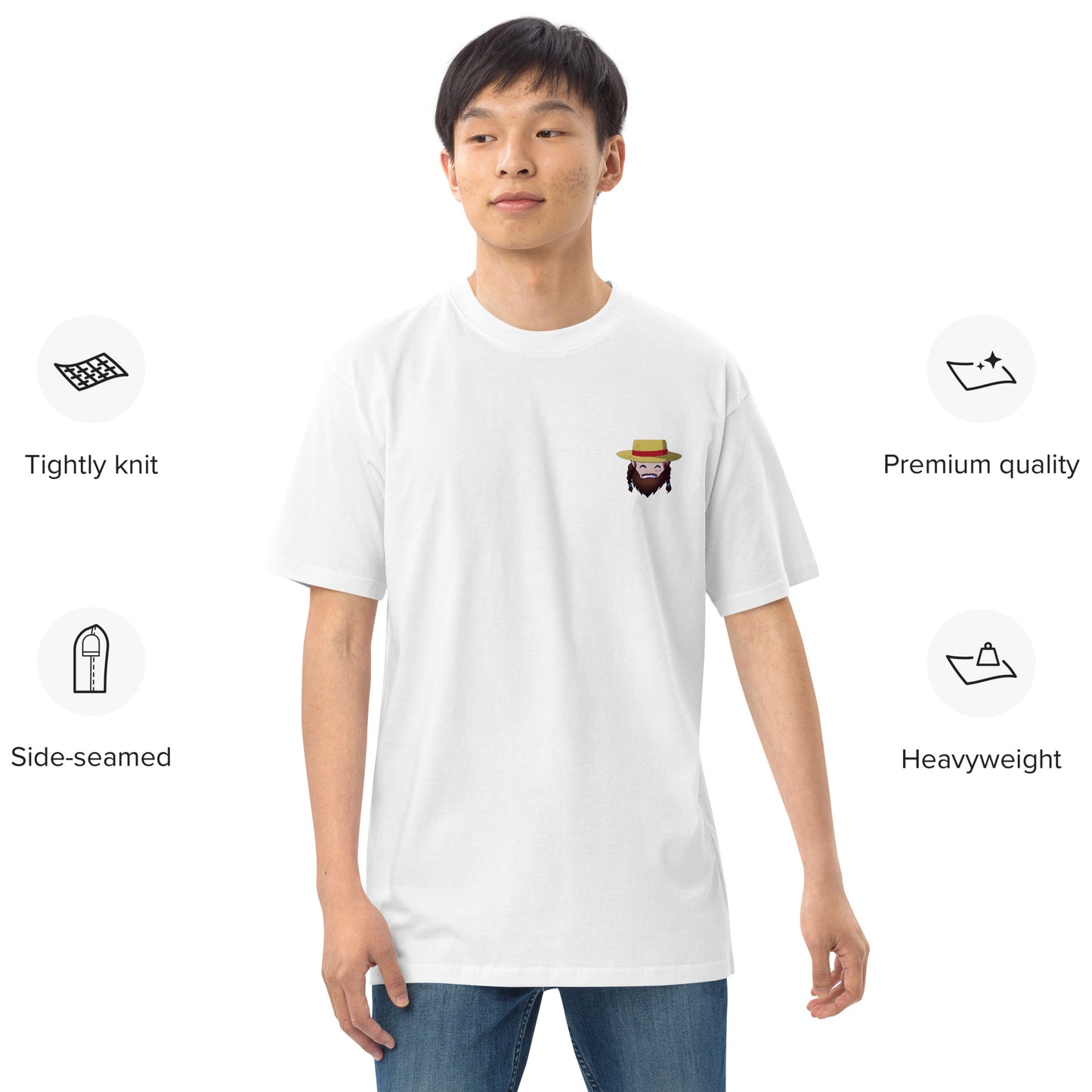 Always Flexible Men’s premium heavyweight tee