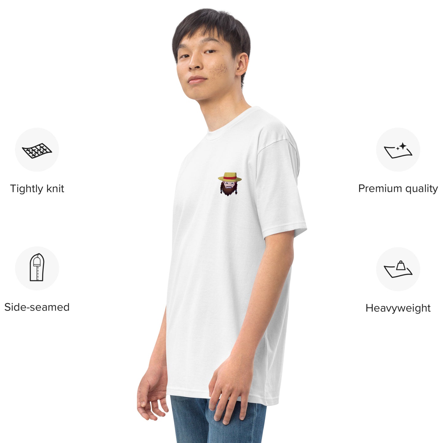 Always Flexible Men’s premium heavyweight tee