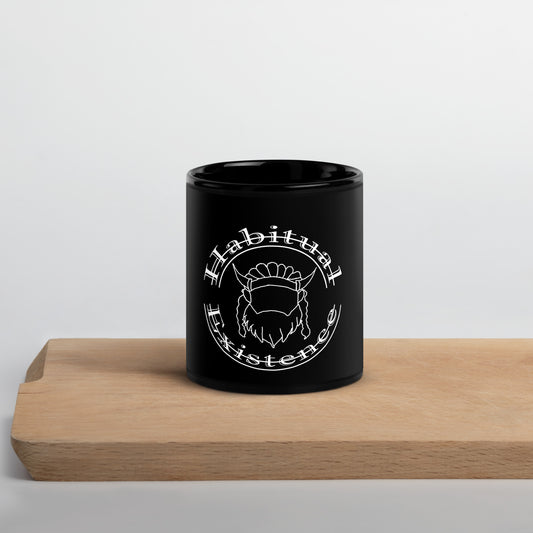 New Logo Black Glossy Mug