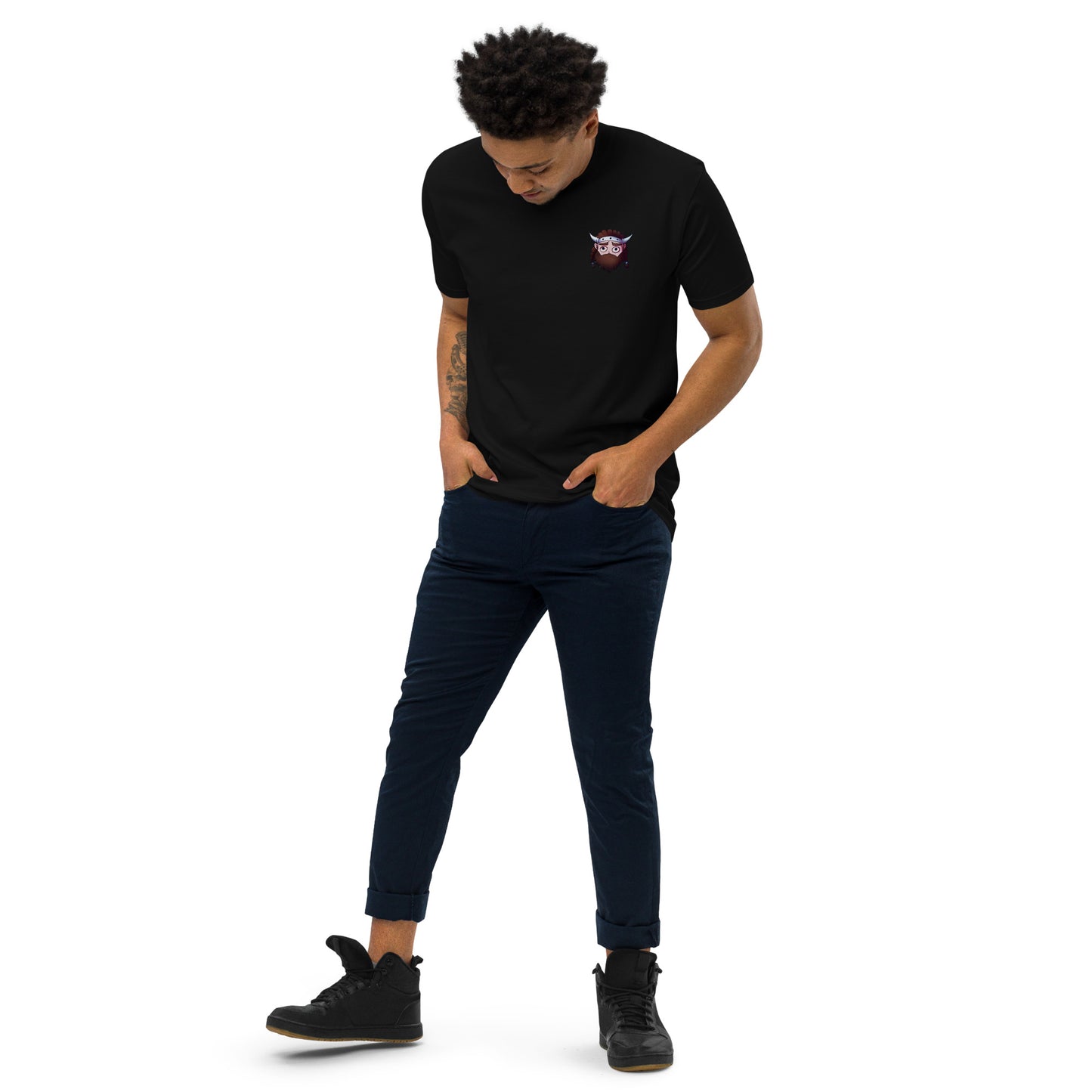 Always Stressed Men’s premium heavyweight tee